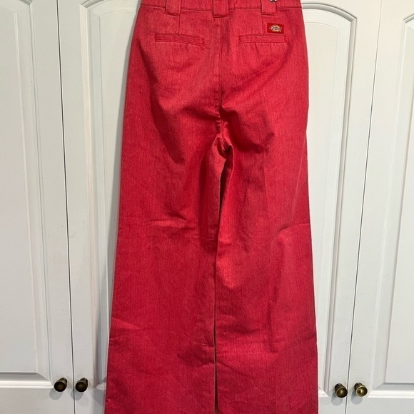 Dickies Wide Leg Pinkish Red Jeans - Picture 9 of 12